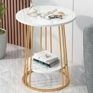 작은 원형 테이블 코너 사이드 현대 간단한 북유럽 나무 침실 발코니 소파 미니 캐비닛 커피, 05 50x50x60cm   13