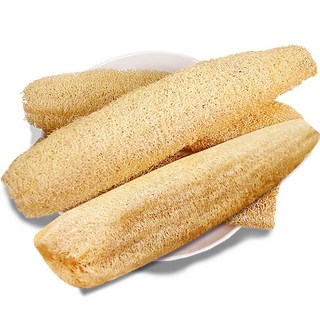 천연 수세미 수세미 주방 수세미 천연 수세미 수세미（3개*30cm/개）, 3개, 노란색