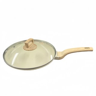 麥飯石不粘鍋牛排煎鍋平底鍋多功能烙餅電磁爐燃氣通用寶寶輔食鍋, 1個, 133cm