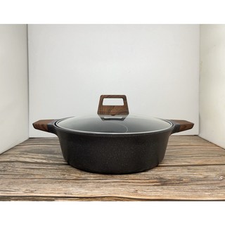 頂尖廚師 Top chef 鴛鴦鍋 鑄造不沾鴛鴦鍋 30公分 附鍋蓋 火鍋 可煎炒, 1個, 30cm