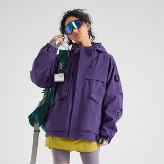 連帽休閑外套 男潮牌多口袋工裝情侶款沖鋒衣夾克 防風耐磨舒適有型