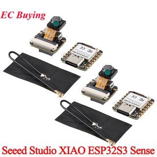 Seeduino ESP32 S3 Seeed Studio XIAO ESP32 S3 Sense 2 4G WiFi BLE 메쉬 5 0 카메라 모듈 개발 보드 8MB OV2640, 2개