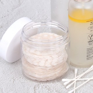 화장솜케이스 대형 투명공병 화장품소분용기