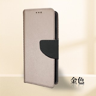 銀河 側掀翻蓋手機皮套, 金色,Reno 10X, 1個