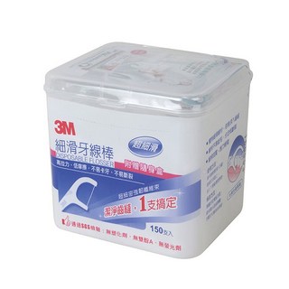 3M 細滑牙線棒盒裝(150支入), 1個, 150支
