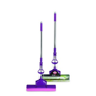 小閨祕 大面積膠棉拖把 加大膠棉 雙滾輪吸水拖把, 1個, 大面積雙滾輪膠棉拖把-限宅配