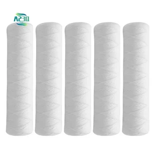 A23Q-10 마이크론 10 인치 X 2.5 스트링 와운드 침전물 필터 카트리지 집 전체 여과 범용, 01 white