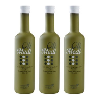 유기농 엑스트라버진 냉압착 올리브오일, 3개, 500ml