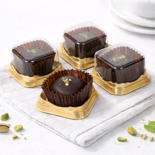 [1+1 쿠팡 한정특가] 두바이 쫀득 초코모찌쿠키 (60g*4개입*2셋트) 화이트데이 발렌타인데이 한정판매 SNS대란, 2세트, 240g