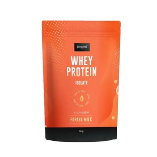 統一 木瓜牛奶風味 全分離乳清蛋白 1Kg袋裝 低乳糖 蛋奶素, 1個, ROYALPRO乳清蛋白-1Kg木瓜牛奶