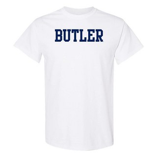 Butler Bulldogs 베이직 블록 팀 컬러 티셔츠 칼리지 대학교 네이비