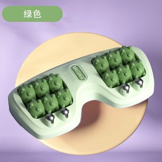 貓爪足底按摩器 磁珠滾輪腳底按摩器 深度指壓按摩 健康腳踏滾輪指壓板 - 隔日達, 貓爪式按摩器【4D磁珠+舒適按摩】綠色, 1個