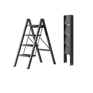 多功能摺疊梯 加寬踏板設計 輕巧易攜帶 防滑安全, 1個