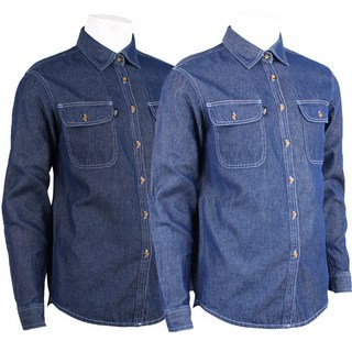 2장 [제이씨월드] 사계절 남자 기본 청남방_튼튼하고 스타일 좋은 데님 셔츠 J364