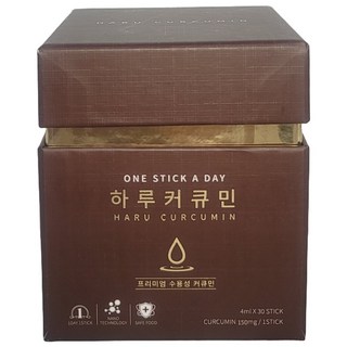 하루하나 피페린이 들어간 노색소 프리미엄 수용성 하루커큐민, 30개, 4ml