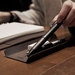 implex 데스크 가죽 펜 트레이 펜슬트레이 펜받침대 펜정리