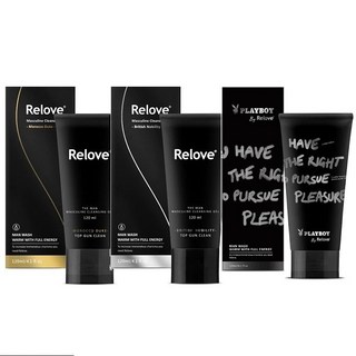 Relove 男性私密潔淨凝露 聯名款 120ml (檀香/琥珀、英倫紳士、摩洛哥公爵), 1個, 【三入組】超值組 三款各一