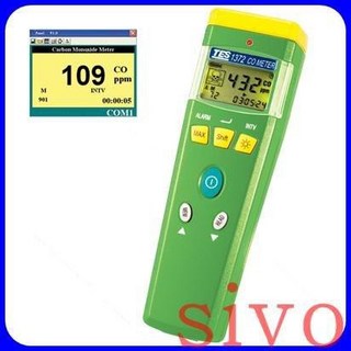 泰仕TES-1372R 一氧化碳測試器(RS-232線) 氣體濃度偵測器，精準監測，適用於工廠、實驗室及居家環境, 1個