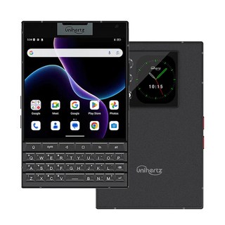 Unihertz Titan 2 鍵盤手機 雙螢幕 Android 15 5G NFC, 黑色, 512GB