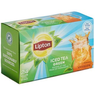 미국 립톤 Lipton Green Iced Tea Filter Bags 그린 아이스 티 필터백 24개입, 4개, 24개
