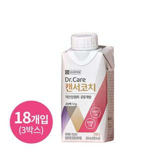 종근당건강 닥터케어 캔서코치 영양식 200ml 54팩, 54개