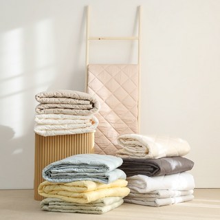 플로라침구 부드러운 모달 순면 고정밴드 침대패드, 애쉬민트