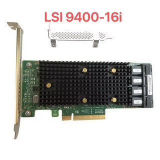 호환 LSI 9400-16i HBA 12Gbps PCIe 16 포트 IT 모드 JBOD +4xSFF-8643 SAS 케이블, 01 940016i, 1개