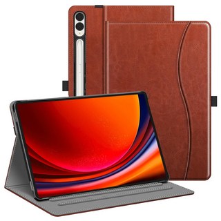 고랩 갤럭시탭 북커버 가죽 케이스 잉그론, 올브라운, 1개