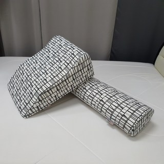 고니자니 바디케어세트 (다리베개 + 바디필로우), 블랙체크