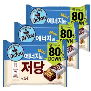 닥터유 에너지바 저당 미니 324g x 3개