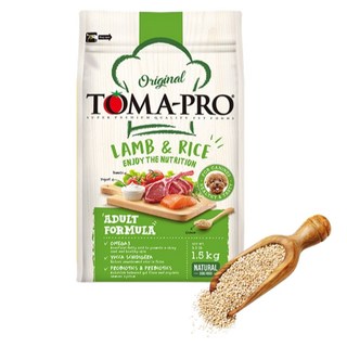 TOMA-PRO 優格 成犬 羊肉+米 小顆粒 毛髮柔亮配方 Omega3脂肪酸 蕬蘭精華 腸益菌 益菌生, 1個, 3kg, 羊+米