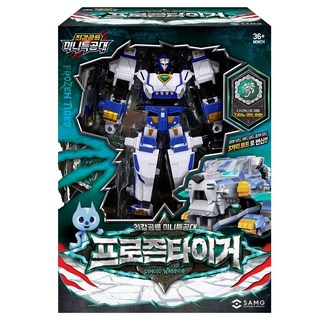 迷你特攻隊 FROZEN TIGER 變形機器人玩具, 迷你特工隊 最強恐龍 劍齒虎, 1個