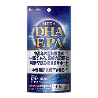 Infinity Mega DHA EPA軟膠囊, 1個, 140顆