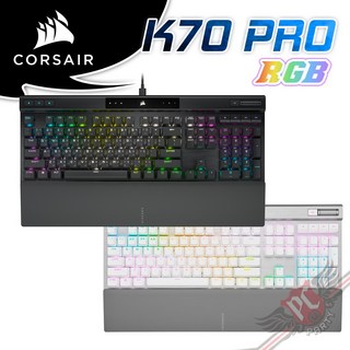 海盜船 CORSAIR K70 PRO RGB 機械式電競鍵盤, 詳見包裝, 詳見包裝, 黑色 紅軸中文 PC耐磨材質鍵帽