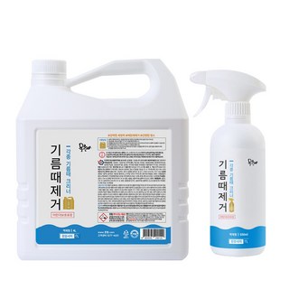 몽블 강력한 주방기름때제거 오븐크리너 500ml+4L, 4.5L, 1세트