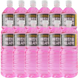 범표 에탄올워셔액1.8L x 12개차량용 사계절용, 12개, 1.8L