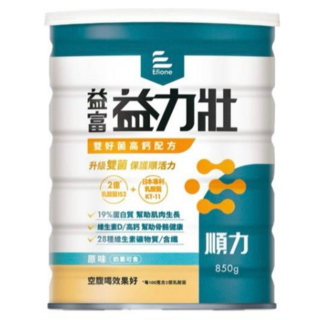 益富 益力壯 高鈣配方，補充營養，維持骨骼健康, 850g, 6罐