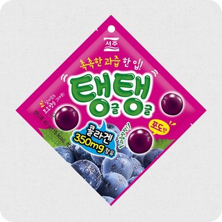 서주 탱글탱글 포도맛 츄잉젤리 1개입, 40g, 5개