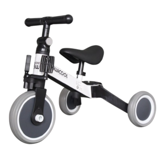 德國Kiwicool 4合1多功能滑步車 - 兒童三輪車/寶寶滑步車, 雲石白, 1個