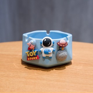 卡通造型菸灰缸, 藍色太空 煙灰缸, 1個