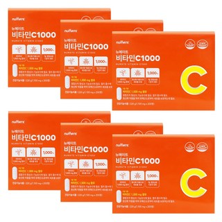 뉴메이트 비타민C 1000 1200정 (200정 x 6박스), 200정, 6개
