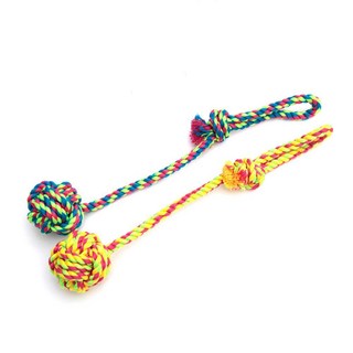 1+1 강아지 훈련 질긴 실타래 로프볼 소 교감놀이 터그놀이 장난감