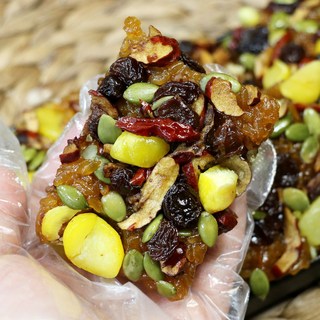 장평방앗간 건강한 영양약밥 간장없는 약밥 영양간식 식사대용 영양 떡 낱개포장, 1개, 1kg