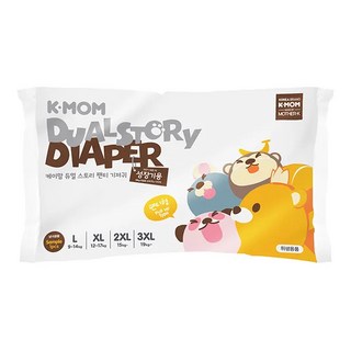 K-MOM DUALSTORY 頂級超薄瞬吸拉拉褲 玩睡褲 L 尺寸, 1個