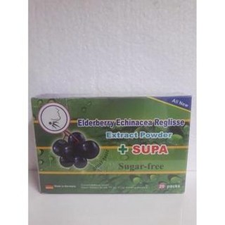 貝特漾 SUPA強效接骨木梅 紫錐菊 草本精油粉末 20包 德國, 1個