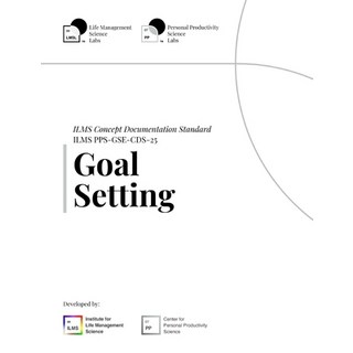 (영문도서)ILMS Concept Documentation Standard - Goal Setting (PPS-GSE-CDS-25) Paperback, Independently Published, English, 9798267184458