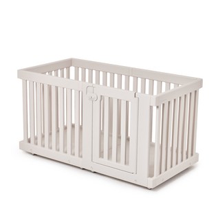 텍미홈 이동식 펫룸 강아지울타리 애견 펜스, 1개, 버치베이지