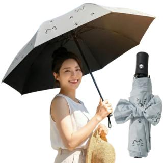프로텍트유 자외선 차단 원터치 3단 자동 우산 양산 2개 세트