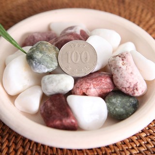 세경팜 오색자갈 4호 15-20mm 자갈 화분돌 조경 어항장식 수경재배, 5kg, 1개