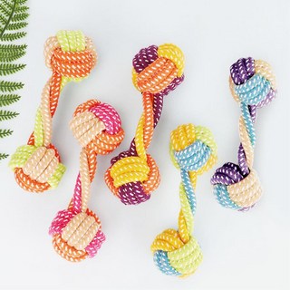 강아지 호기심 스트레스 해소 터그놀이 로프 장난감, 1개